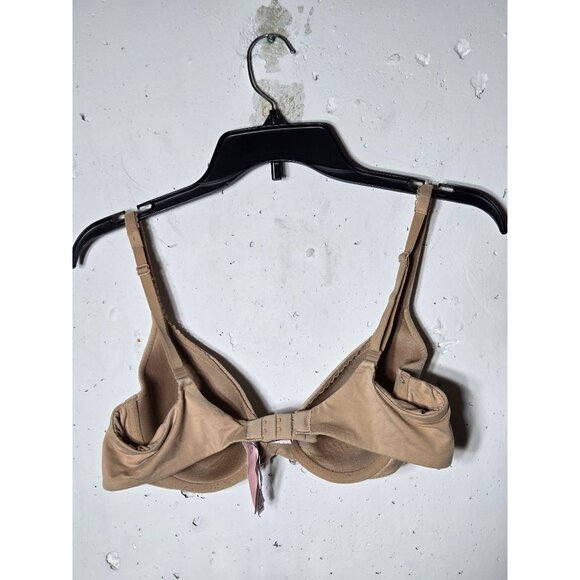 Victorias Secret Body Lined Perfect Coverage Bra Size 36B Nude Tan #1 - Picture 2 of 10
